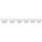 Ekena Millwork Classic Wagon Wheel Architectural Grade PVC Running Trim, 4"H x 5/8"P x 48"L RUNP04X0625X48CWW - alternate 1
